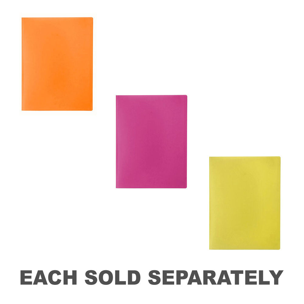 Marbig 12 Pocket A4 Soft Touch Display BookOrange