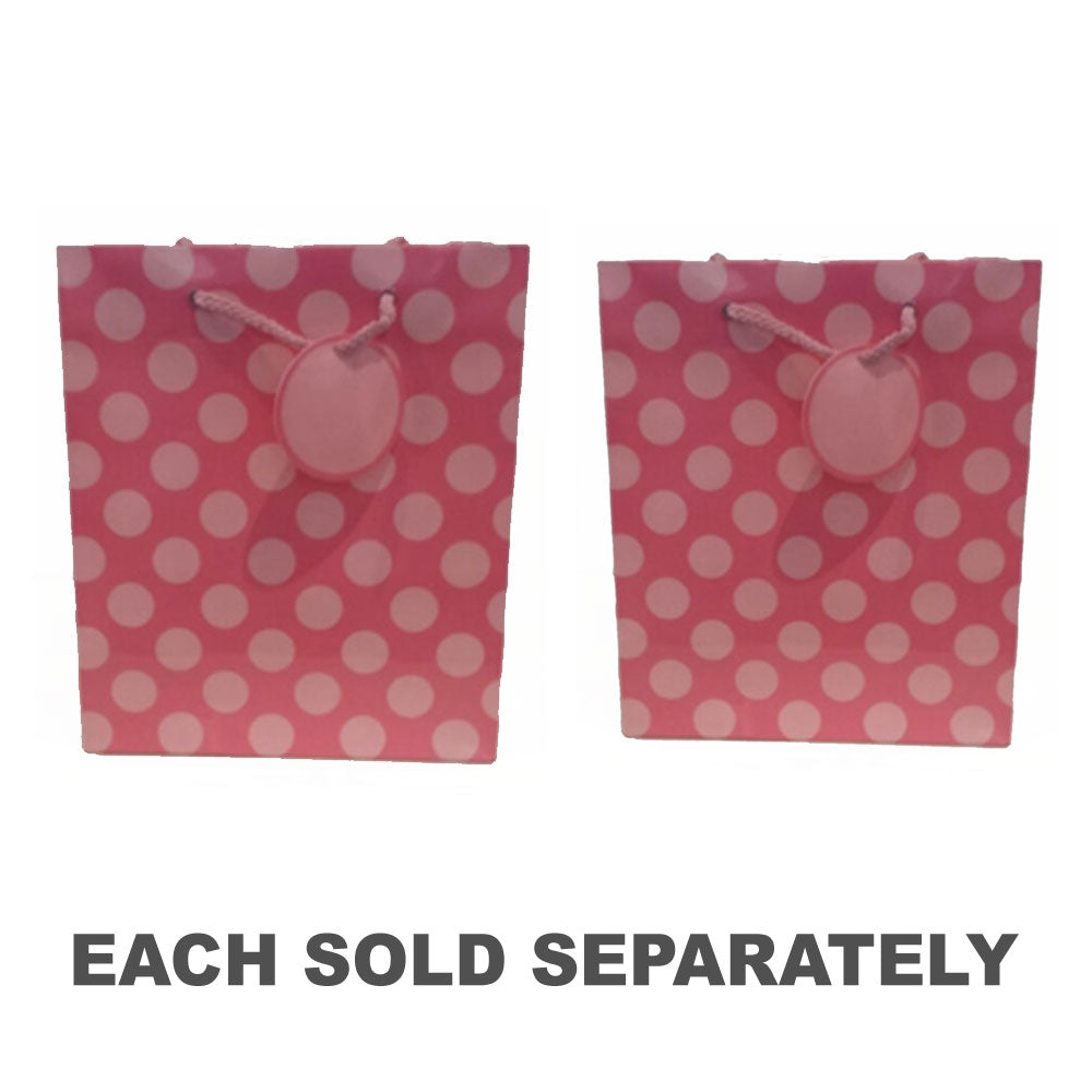 Ozcorp Gift Bag with Pink SpotLarge