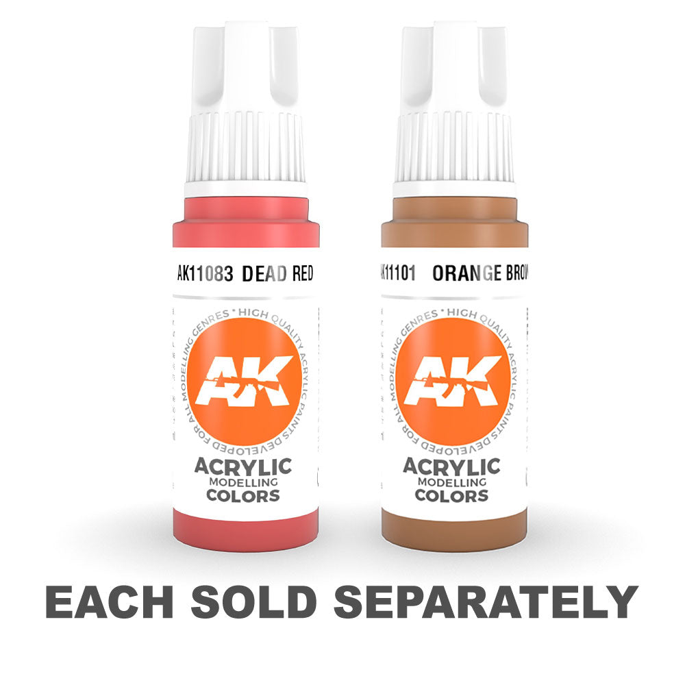 AK Interactive 3Gen Orange Acrylic Paint 17mLDead