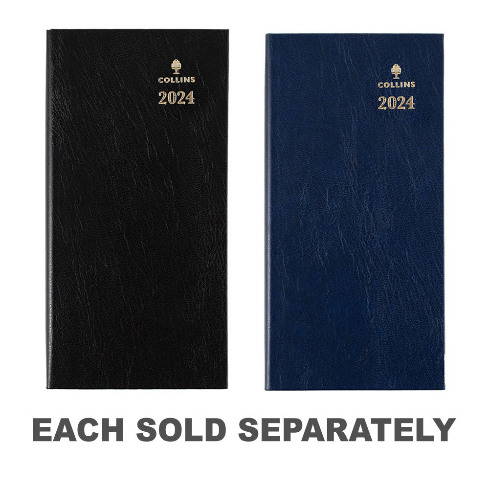 Collins Debden Sterling B6/7WTV Portrait 2024 DiaryBlack