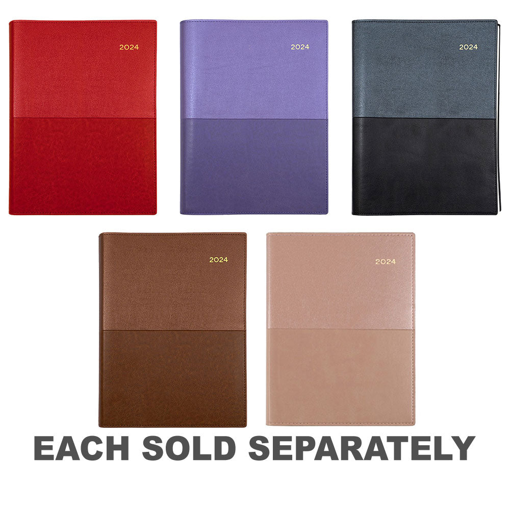 Collins Debden Vanessa A4 WTV 2024 DiaryBlack