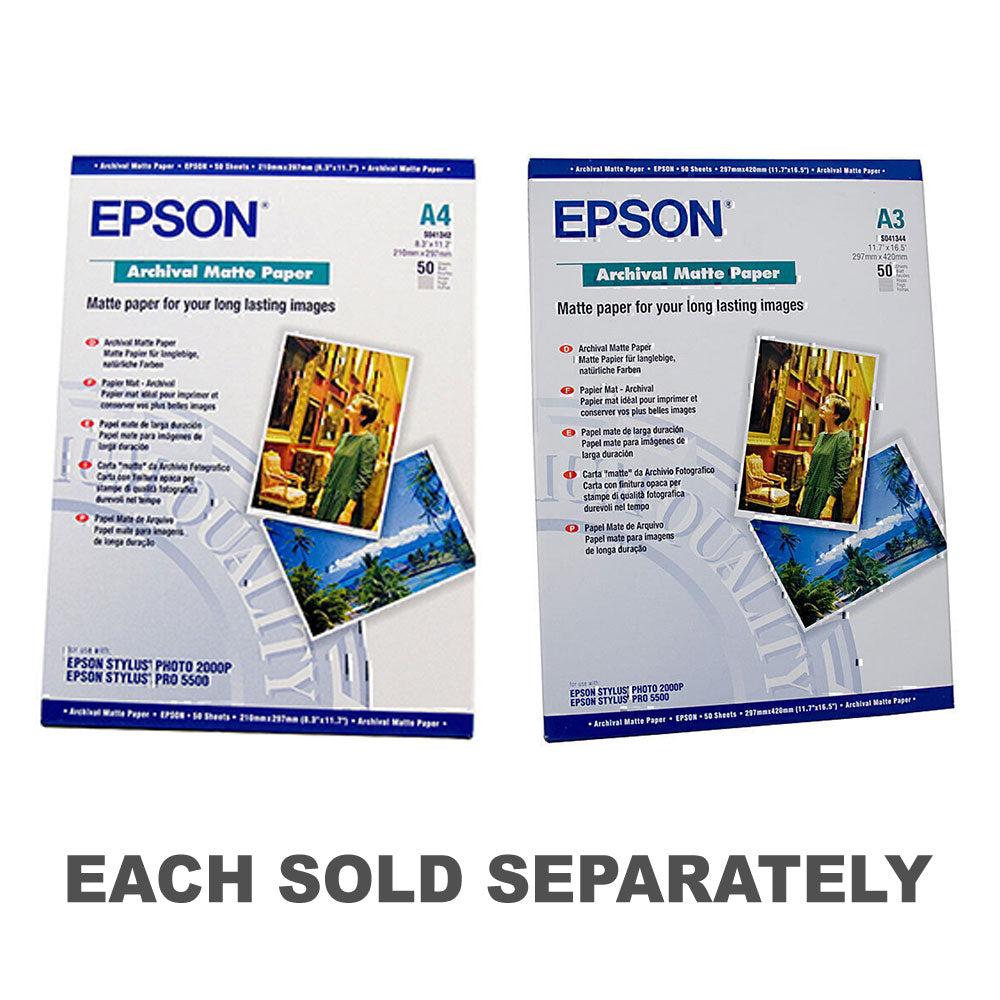 Epson Archival Matte Paper 50pcA3