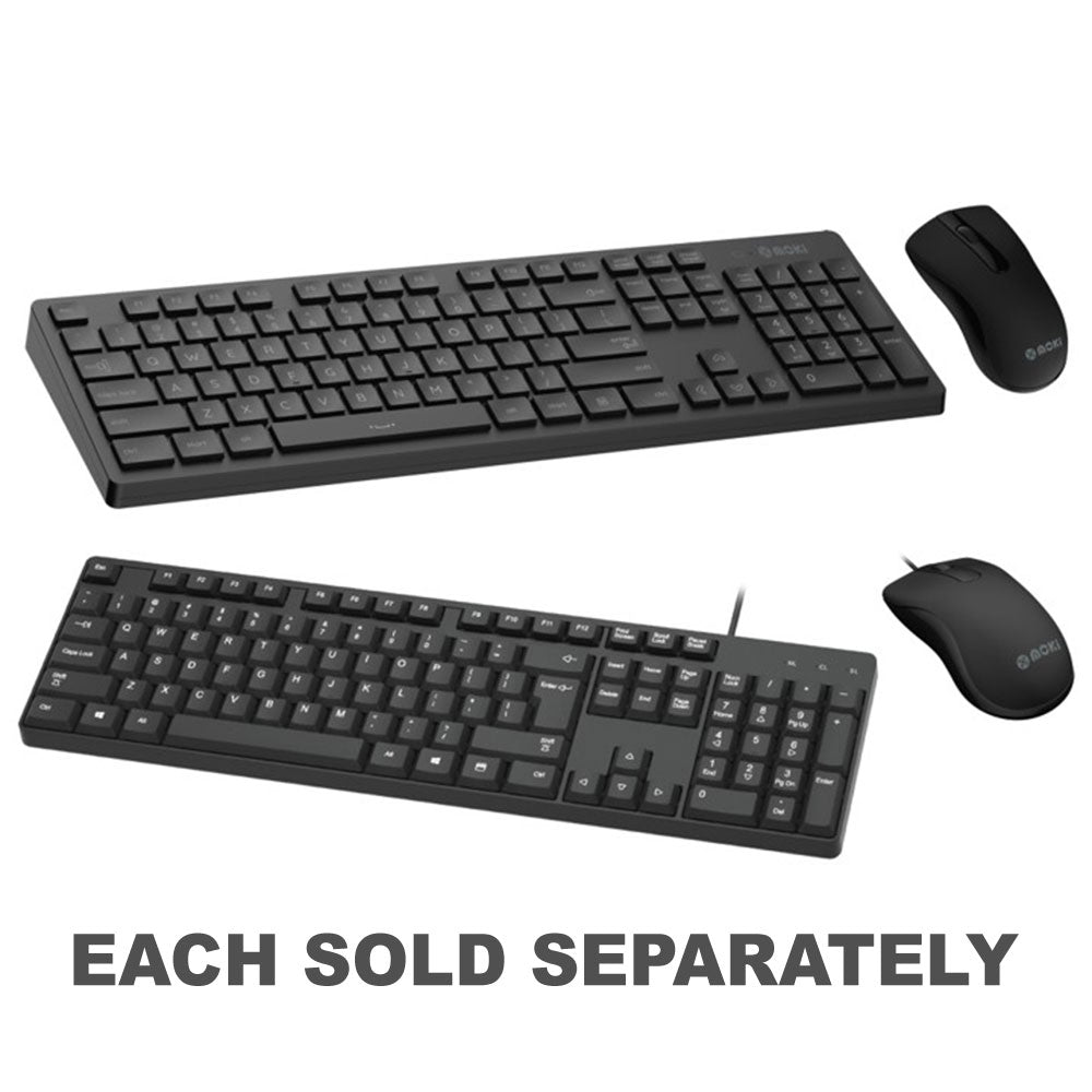 Moki Keyboard and Mouse Combo (Black)USB Wired
