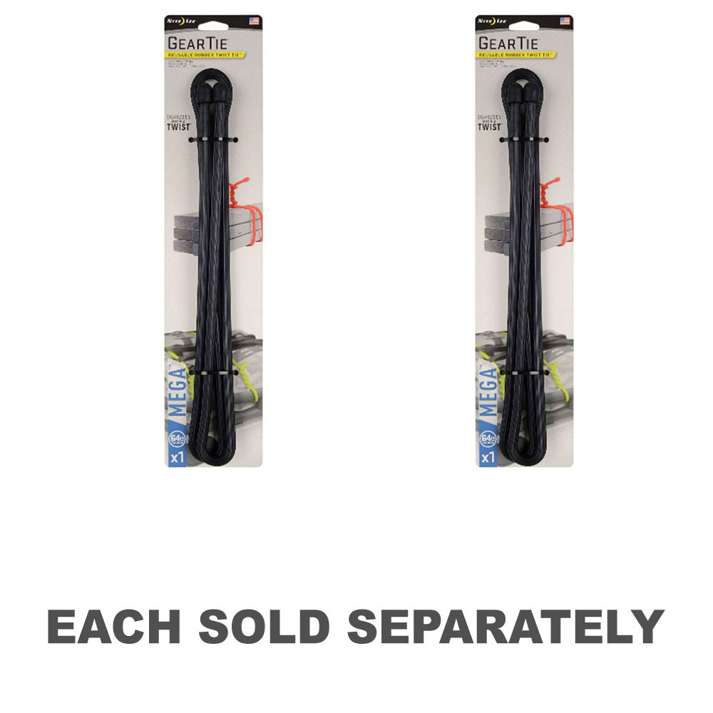 Nite Ize Gear Tie Mega Twist Tie (Black)81cm