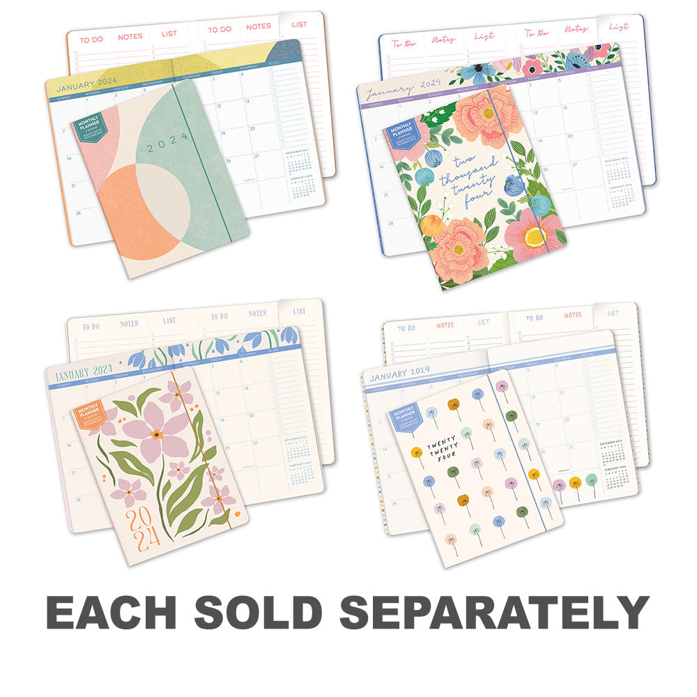 Orange Circle Just Right MTV 2024 PlannerBella Flora