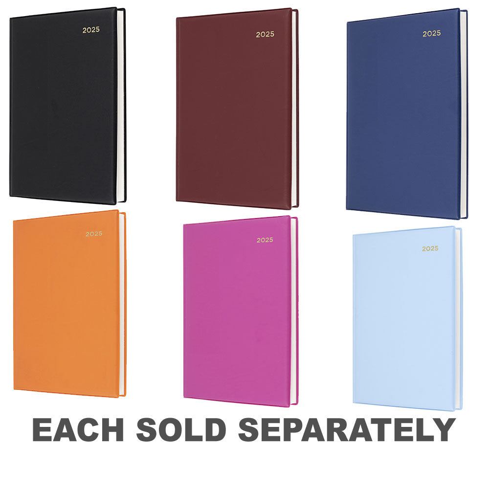 Collins Belmont A5 Day to Page 2025 DiaryPink