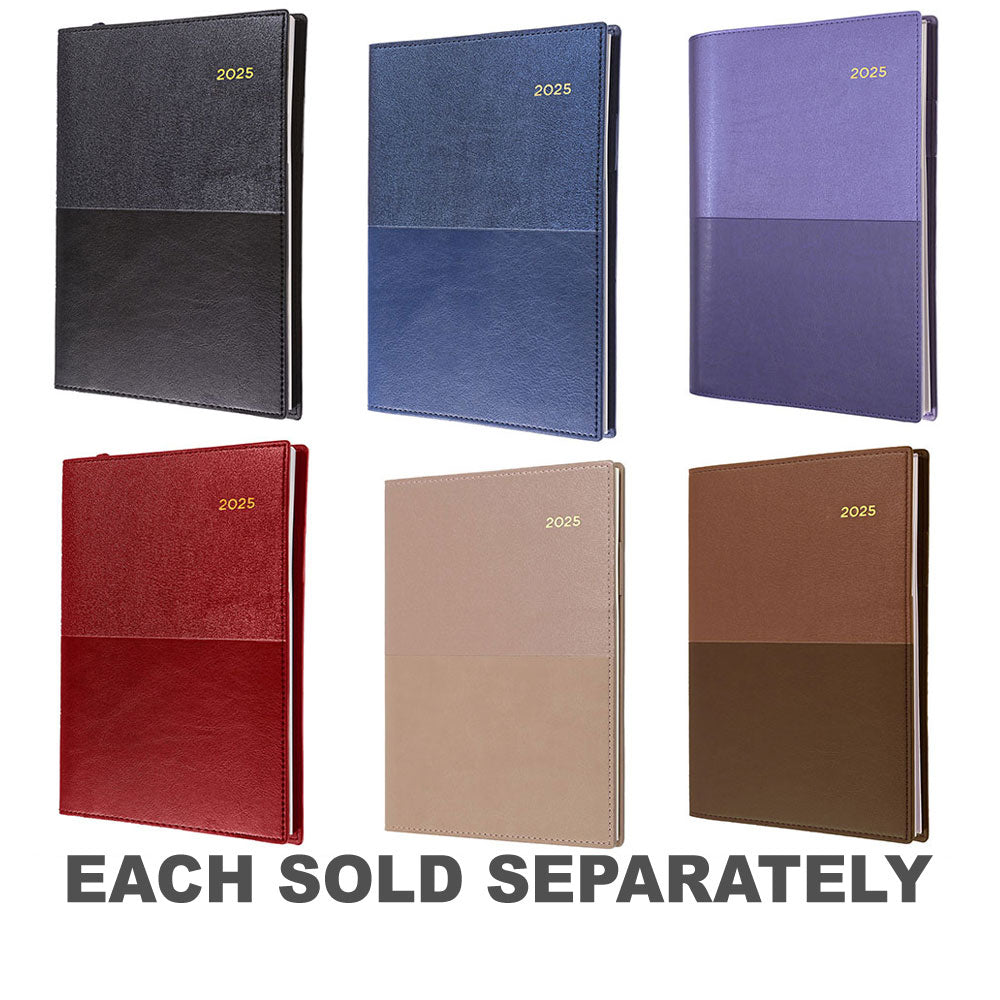 Collins Vanessa A6 Week to View 2025 DiaryBlack