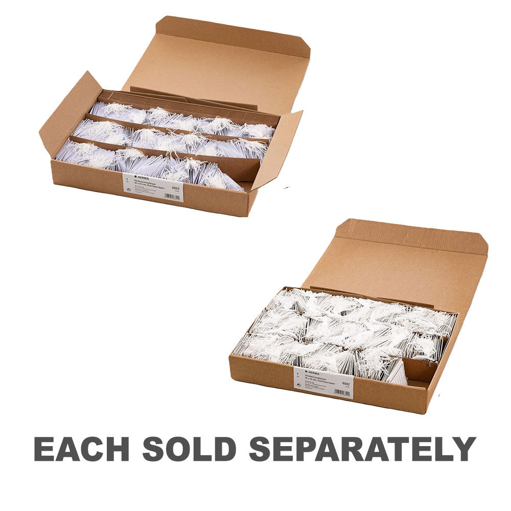 Herma Stringed Merch Tags w/ Eyelet & Barb 1000pc40x50mm