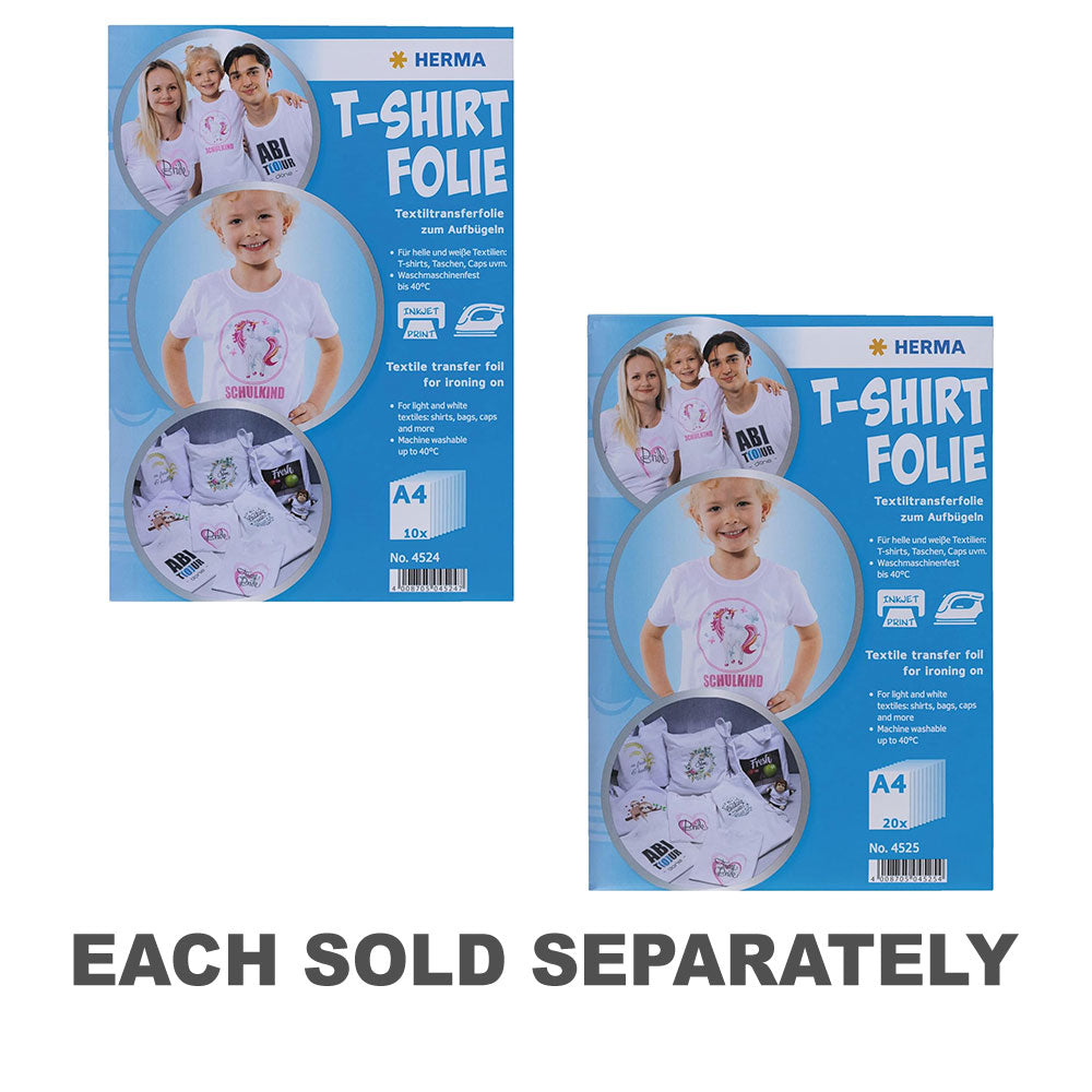 Herma T-Shirt Foil for Light Textiles A410pc