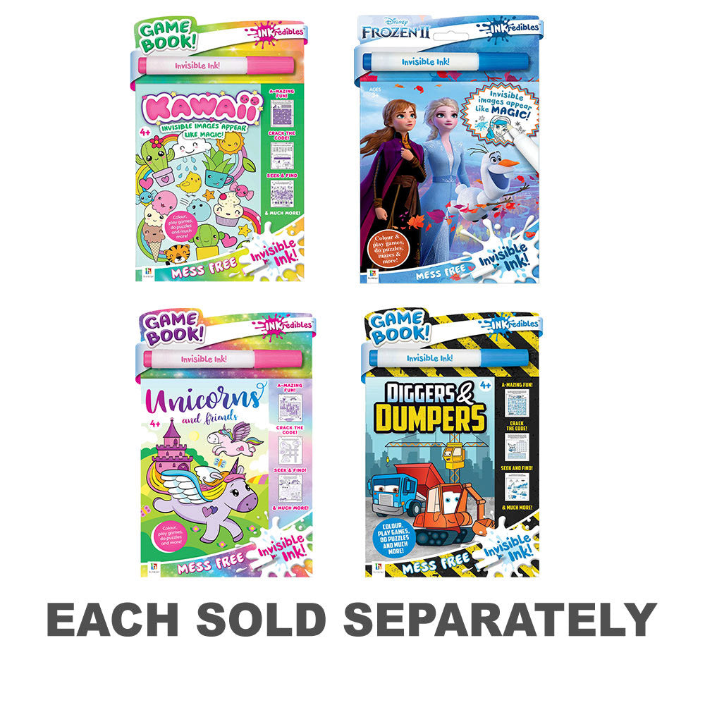 Inkredibles Invisible Ink Game BookDiggers&Dumpers