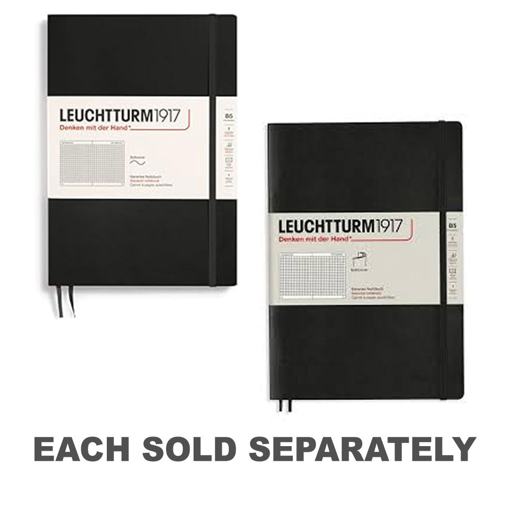 Leuchtturm Composition Squared Notebook B5 (Black)HC