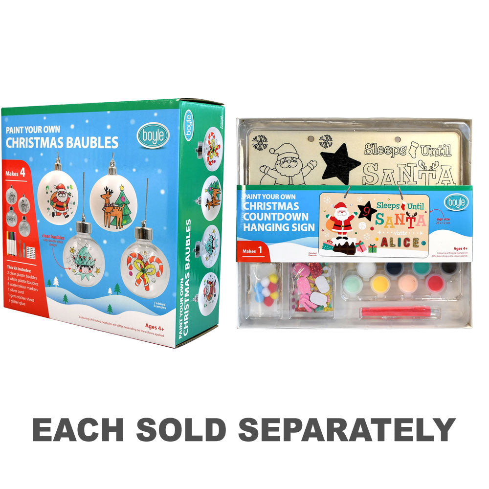 Paint Your Own Christmas KitBaubles Kit