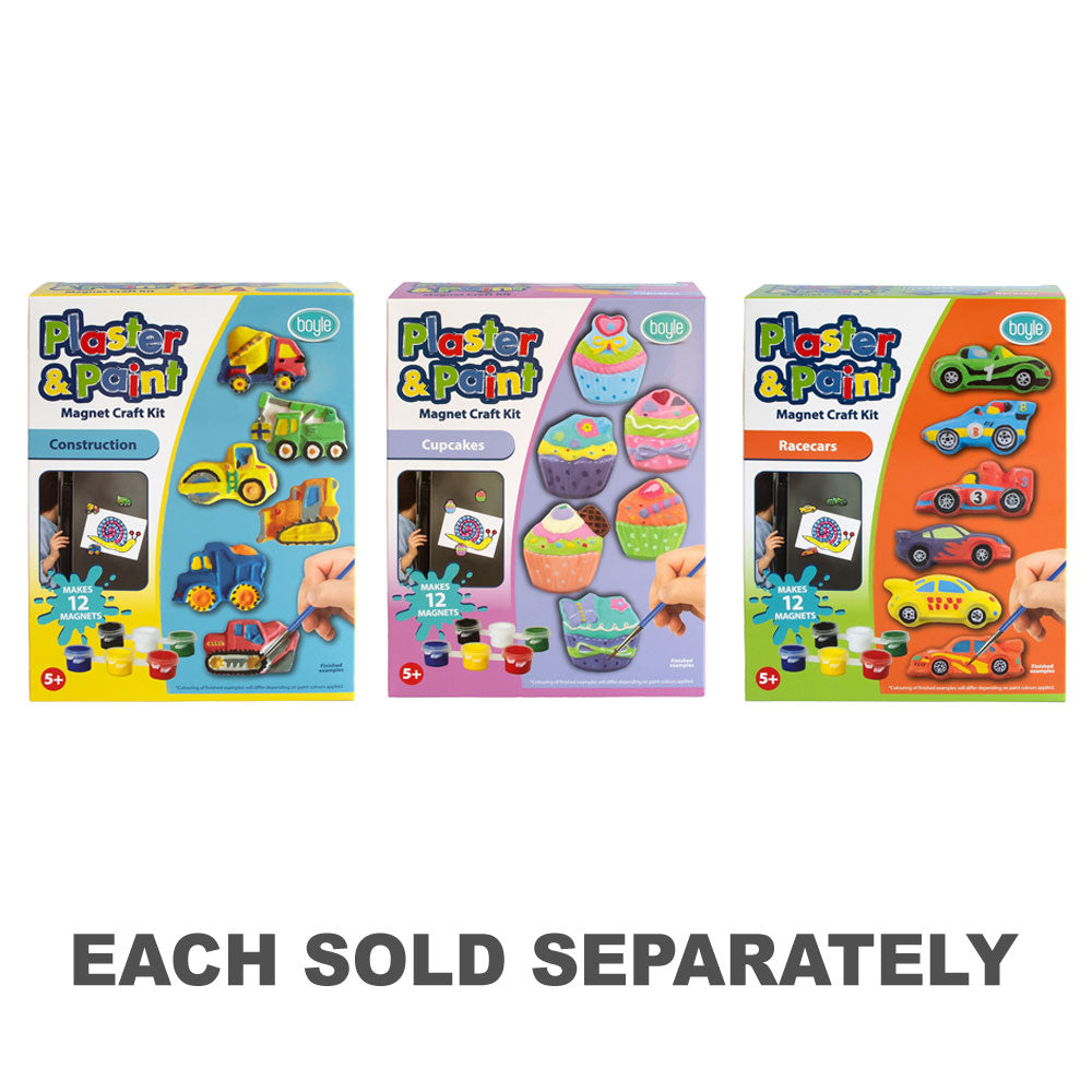 Plaster and Paint Magnet Craft KitConstruction