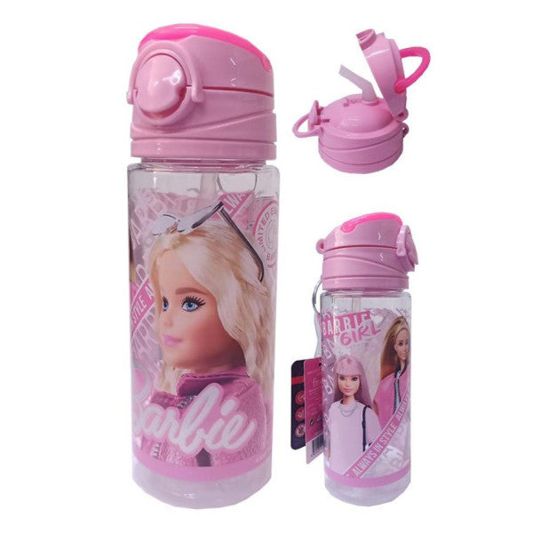 Girl's Barbie Water Bottle 500 Ml 1 Licensed Barbi Water Bottle School Water Bottle Student Water Bottle