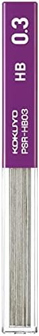 KOKUYO Mechanical Pencil Lead Refill 0.3mm HB, Packed, PSR-HB03-1P