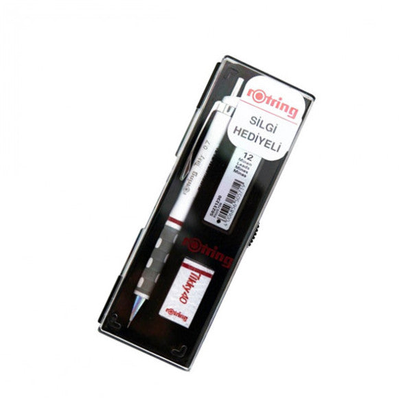 Rotring School Set Versatile Min Eraser Gift 0.7 MM White RO-KK07-07B